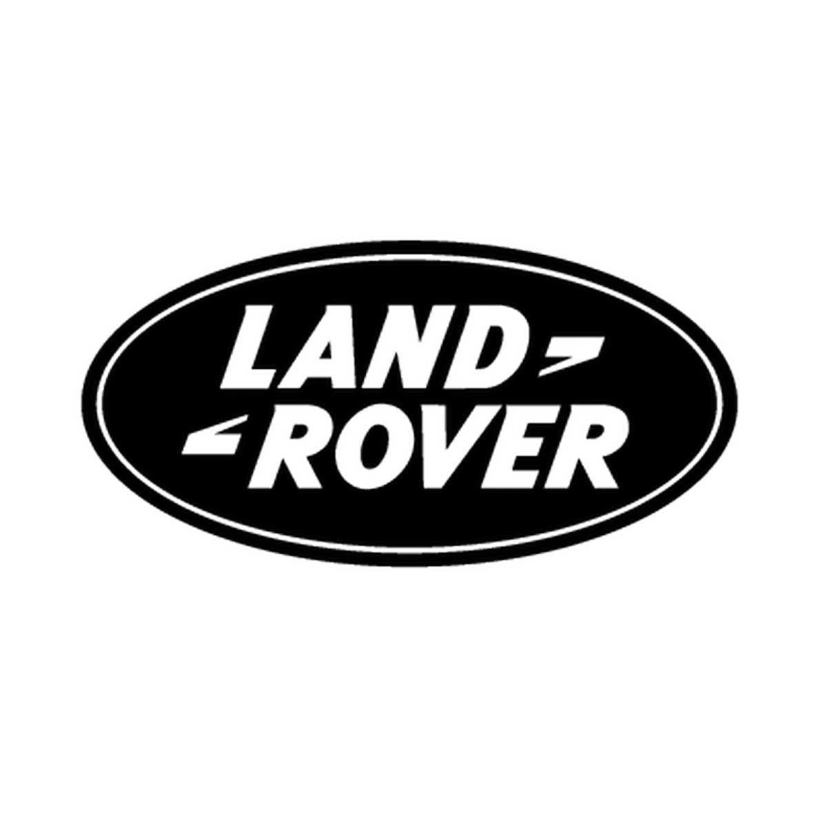 Classic Black LR logo Sticker